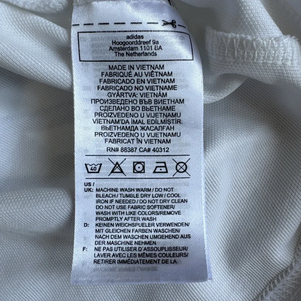 Men's Adidas Adicross Golf‎ Long Sleeve T-Shirt Size Medium White